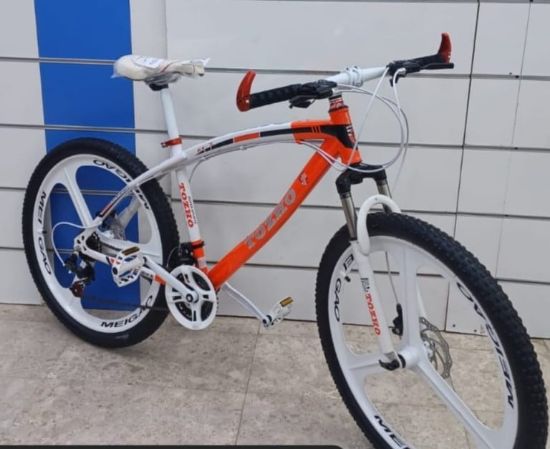 صورة دراجة رياضية مقاس 26 برتقالي